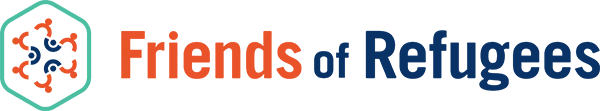 Friends of Refugees logo, homepage